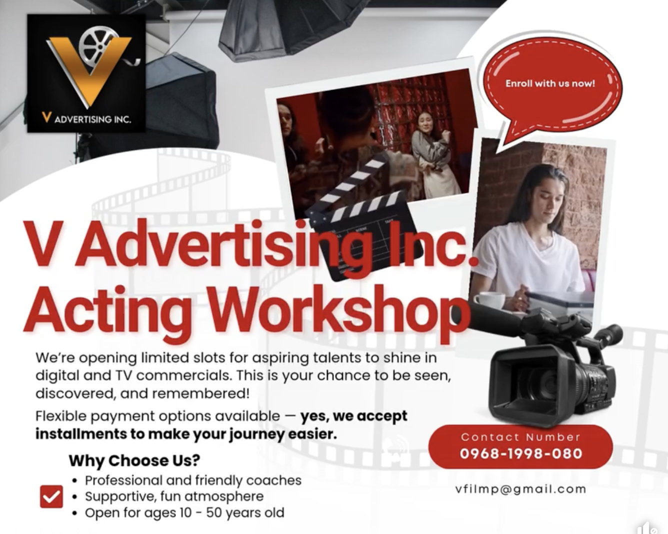 𝗧𝗮𝗹𝗲𝗻𝘁 𝗪𝗼𝗿𝗸𝘀𝗵𝗼𝗽 𝗳𝗼𝗿 𝗖𝗼𝗺𝗺𝗲𝗿𝗰𝗶𝗮𝗹𝘀 & 𝗧𝗩